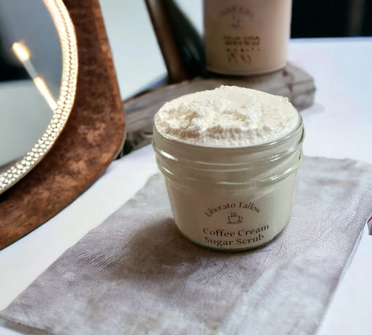 Coffee Cream Sugar Scrub Liberato Tallow