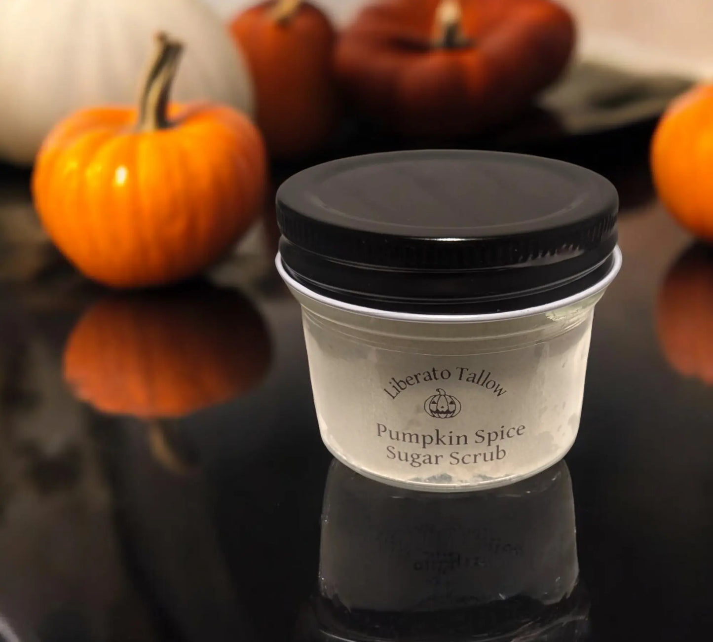 Pumpkin Spice Sugar Scrub Liberato Tallow