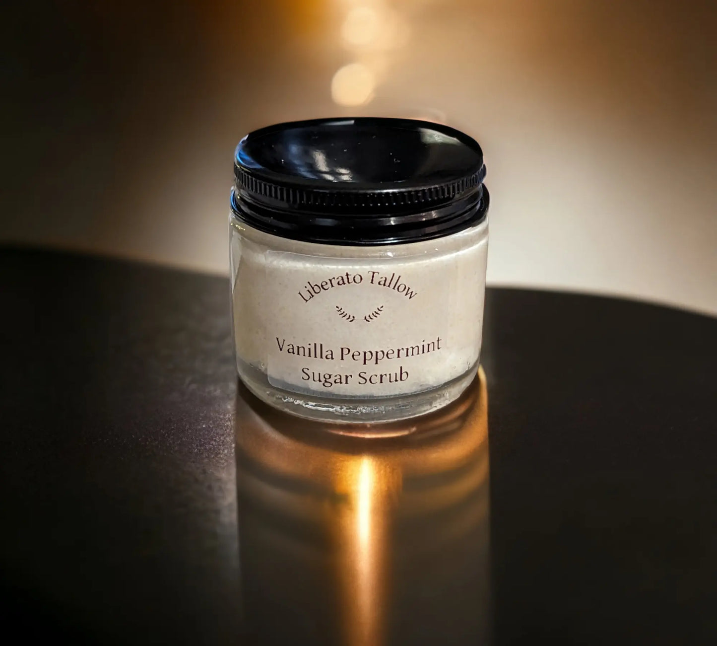 Vanilla Peppermint Sugar Scrub Liberato Tallow