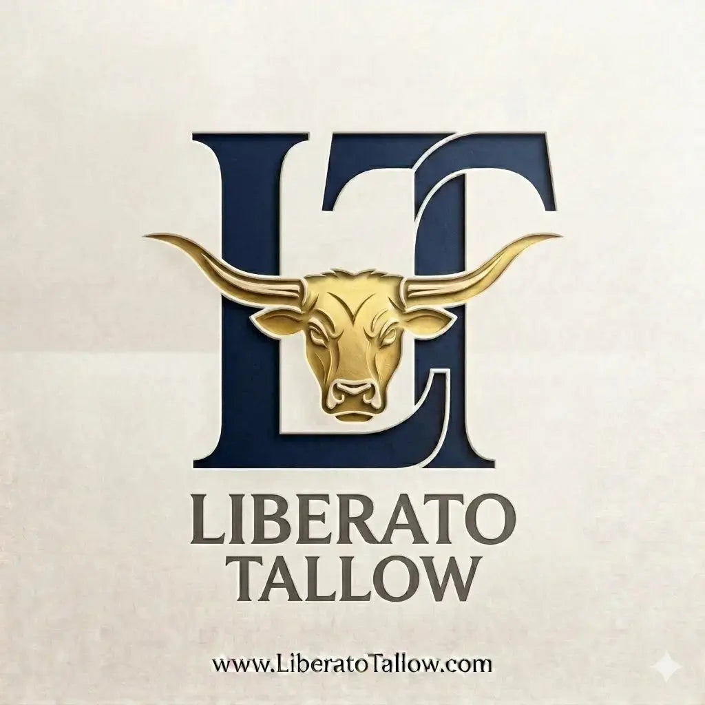 Grass-fed tallow lip balm and Zinc Tallow Lotion by Liberato Tallow