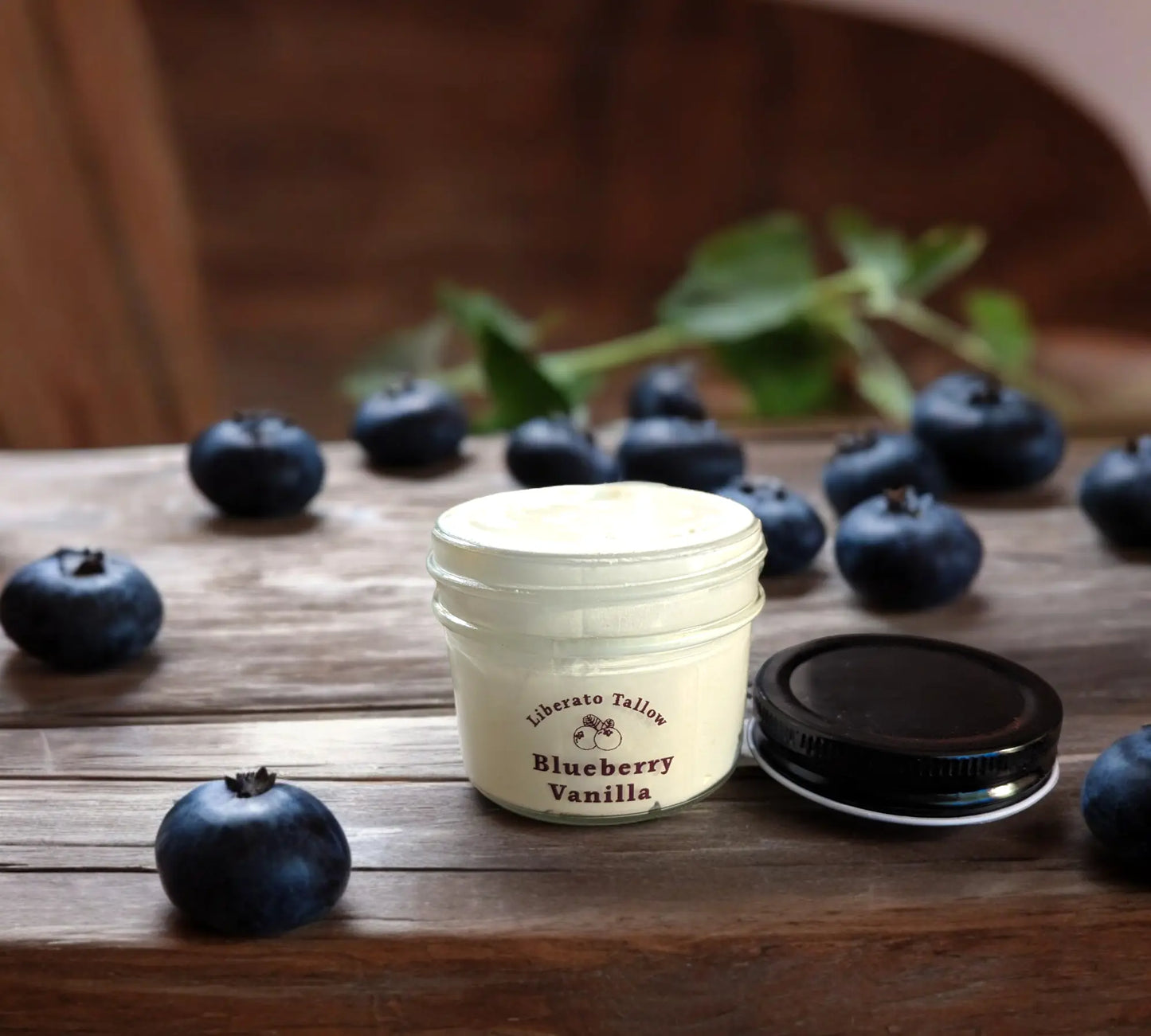 Blueberry Vanilla Whipped Tallow Lotion Liberato Tallow