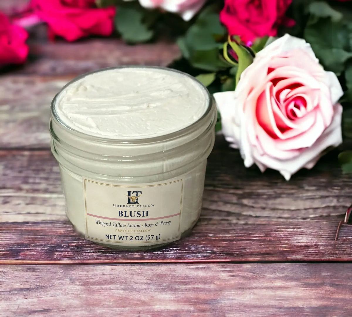 Blush Whipped Tallow Lotion Liberato Tallow