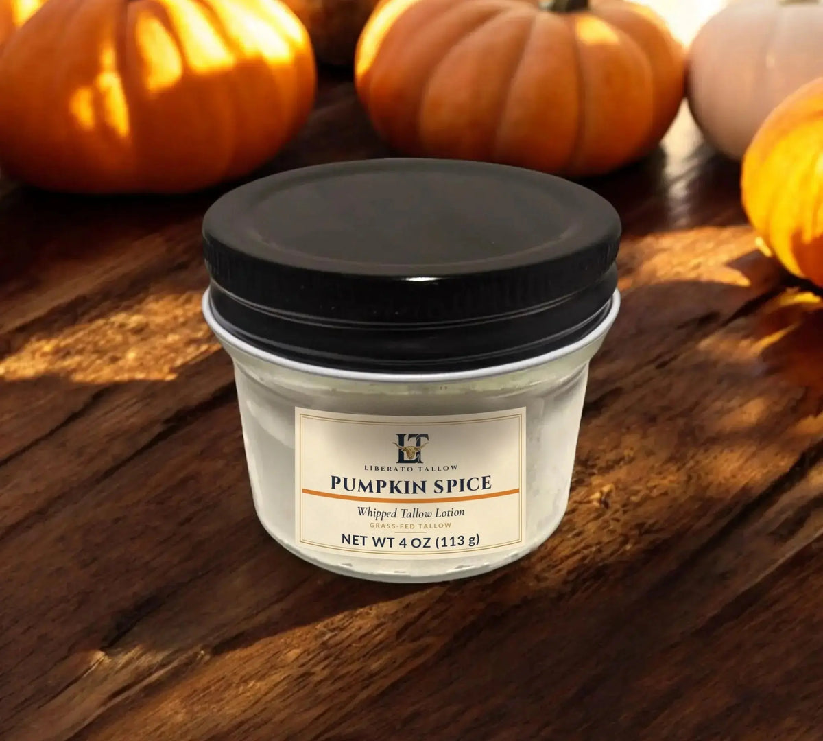Whipped Pumpkin Spice Tallow Lotion Liberato Tallow