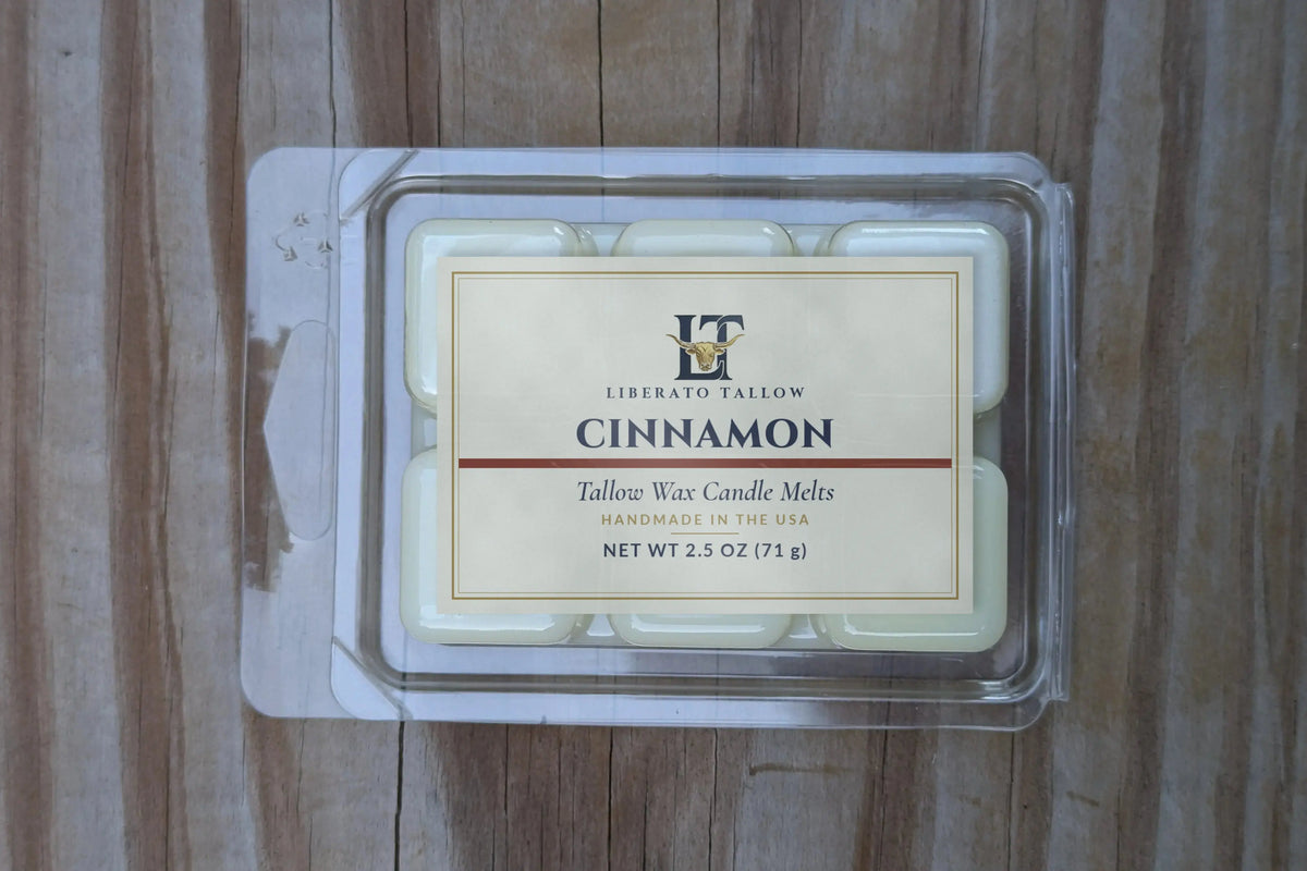 Cinnamon Tallow Wax Candle Melts Liberato Tallow