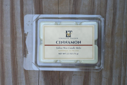 Cinnamon Tallow Wax Candle Melts Liberato Tallow