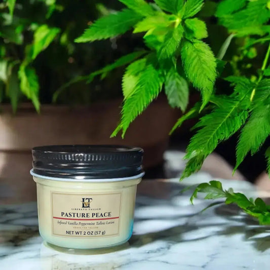 Infused Pasture Peace Lotion Liberato Tallow