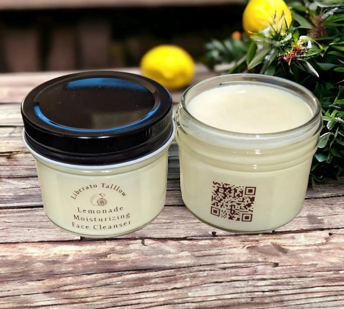 Liberato Tallow Lemonade moisturizing face cleanser jar — Natural Routine Bundle
