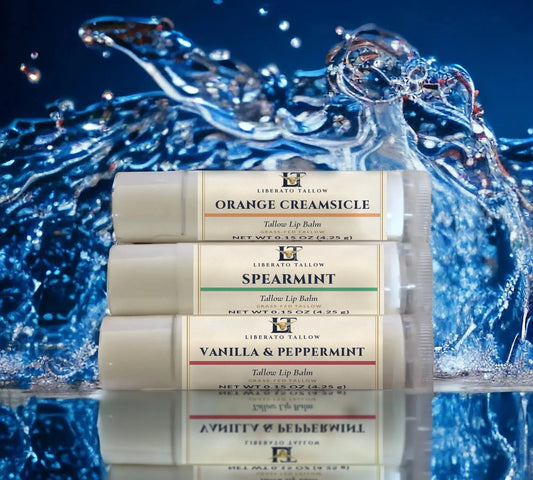 Lip Balm 3-Pack | Grass-Fed Tallow Liberato