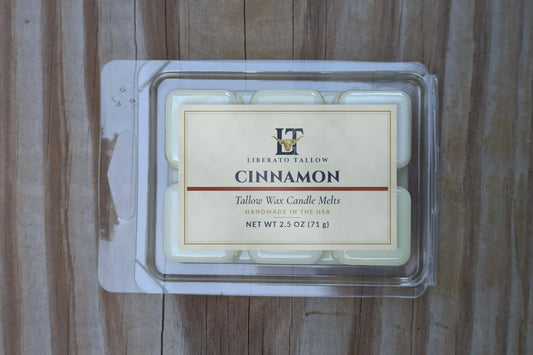 Tallow Candle Wax Melts Liberato Tallow - Cinnamon