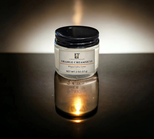 Whipped Orange Creamsicle Tallow Lotion 2 oz
